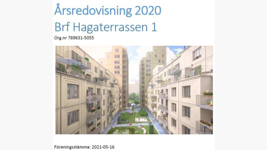 Brf HT1 Årsredovisning 2020